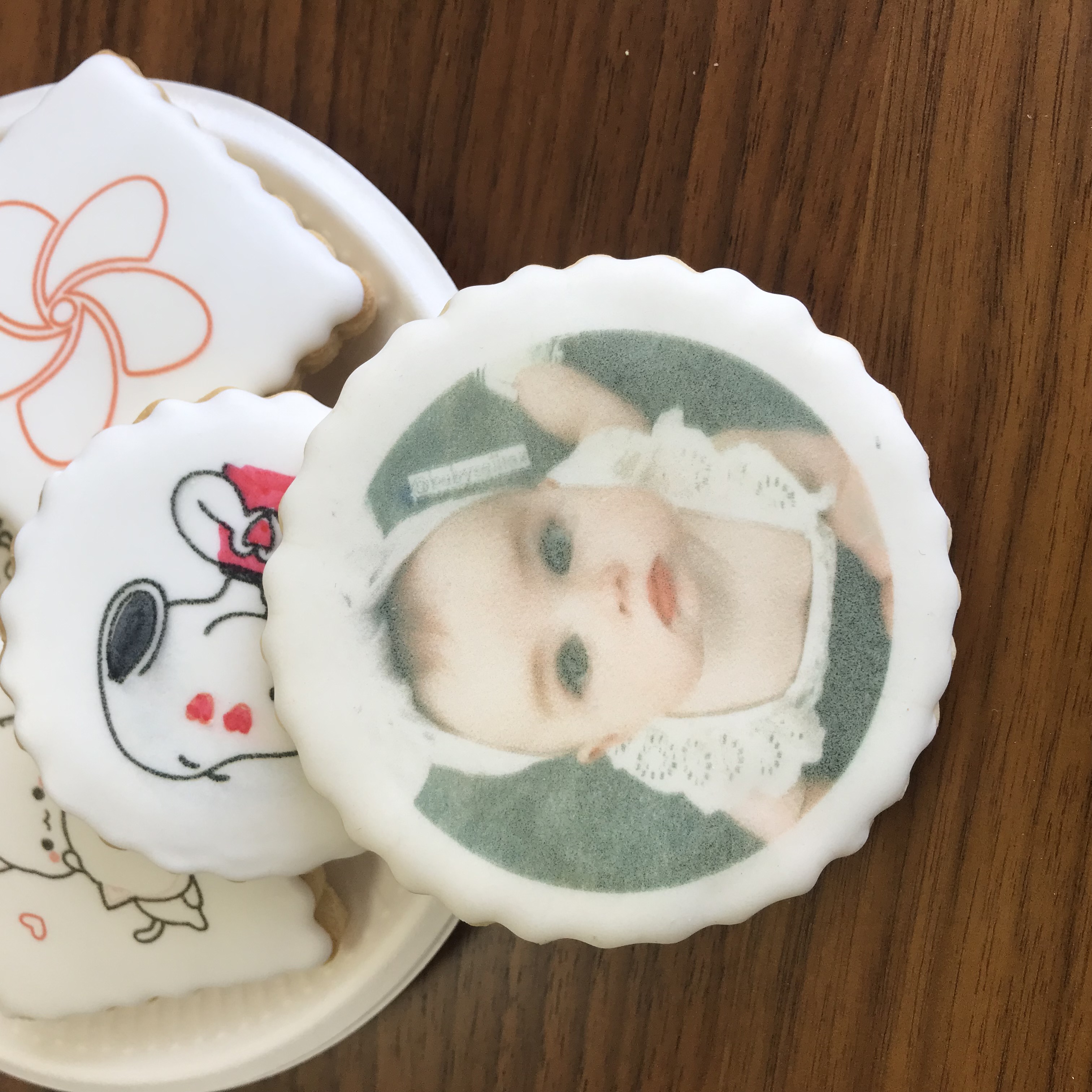 膳印科技桌面食品打印机打印萌宝图案糖霜饼干